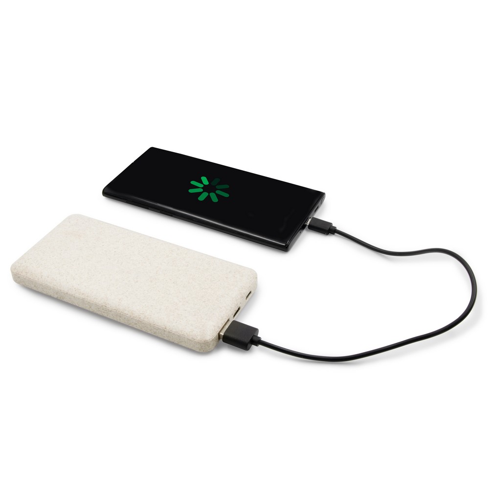 Batterie de secours en paille de bl 8000 mAh | Jenkins